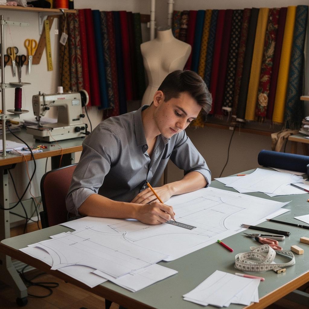 Kész ruhadarabok, amelyek a varrási iskola diákjainak munkái